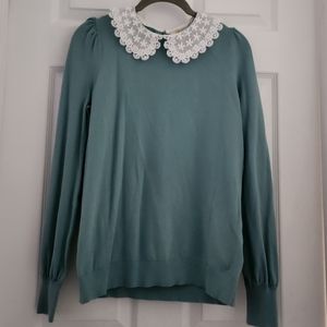 Boden collar sweater size Small